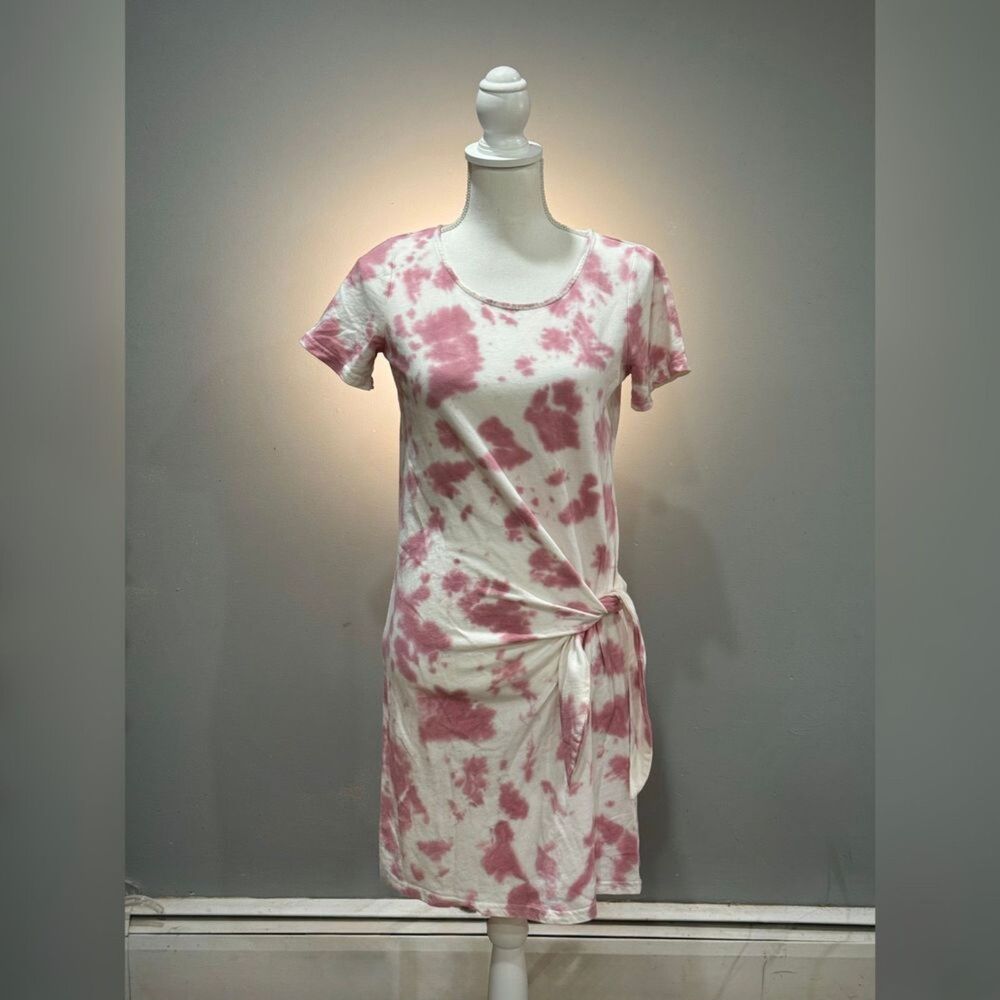 Pink Jane & Delancey Tie-Dye Twist Tie Dress Size XS NWT
